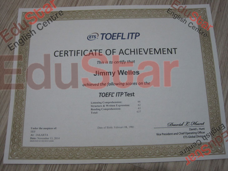 Beda ITP TOEFL dengan TOEFL Prediction Test | EduStar English Centre